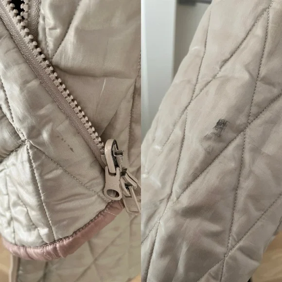 LINDA LUNDSTROM Vintage Reversible Zip Front Quilted Jacket Hip Length Casual - Picture 16 of 16